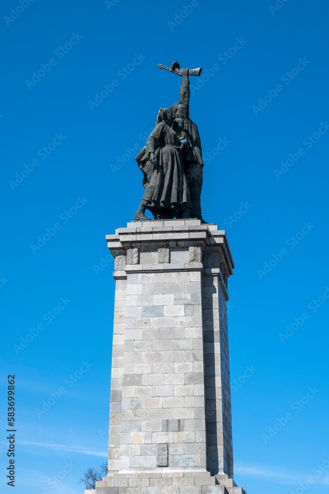 Monument of the Soviet Army in Sofia, Bulgaria