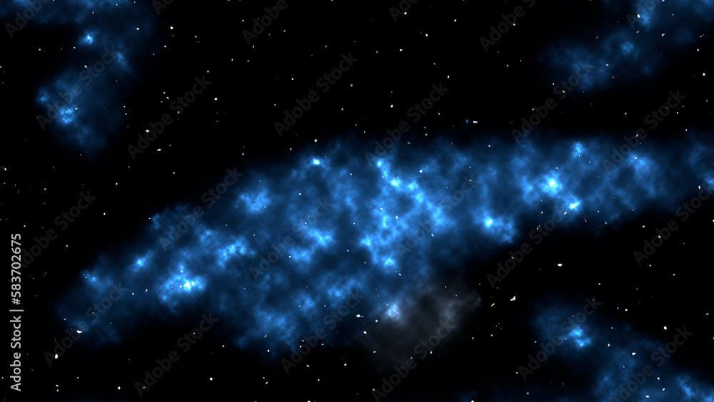 Obraz premium Night sky showing the lights of the Milky Way