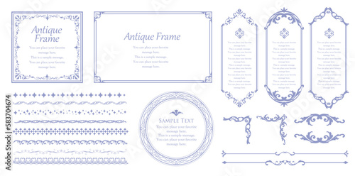 夏をイメージしたエレガントなウエディングカード素材コレクション