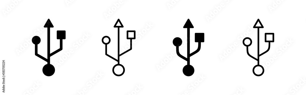 Usb icon vector for web and mobile app. Flash disk sign and symbol. flash drive sign. Usb icon vector for web and mobile app. Flash disk sign and symbol. flash drive sign.