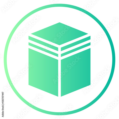 kaaba gradient icon