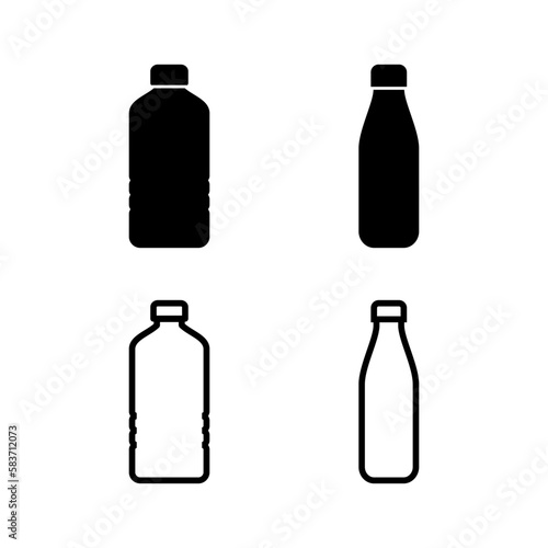 Bottle icon vector illustration. bottle sign and symbol