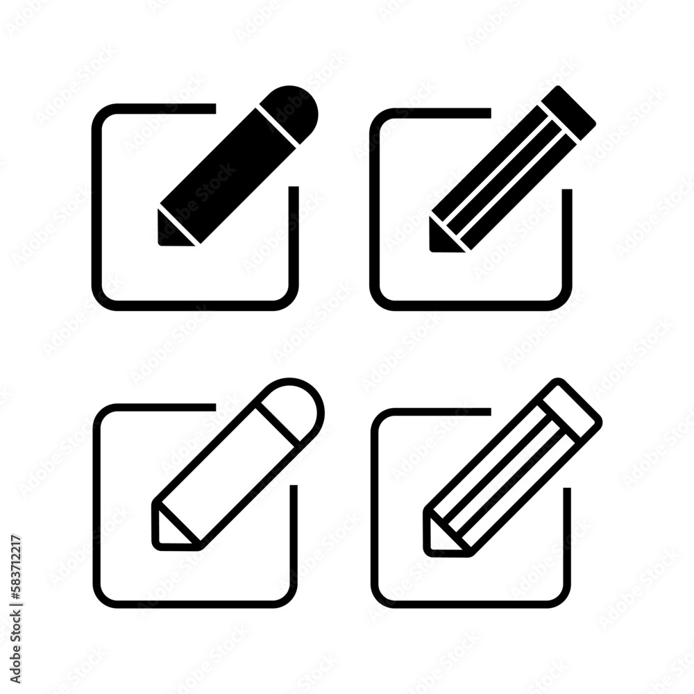 Edit icon vector illustration. edit document sign and symbol. edit text icon. pencil. sign up Edit icon vector illustration. edit document sign and symbol. edit text icon. pencil. sign up