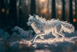 Ice wolf 4K