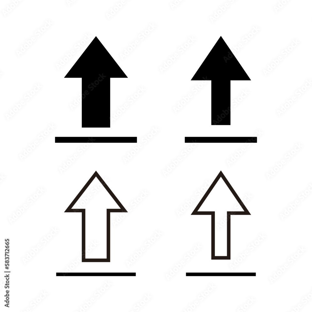 Upload icon vector illustration. load data sign and symbol Upload icon vector illustration. load data sign and symbol