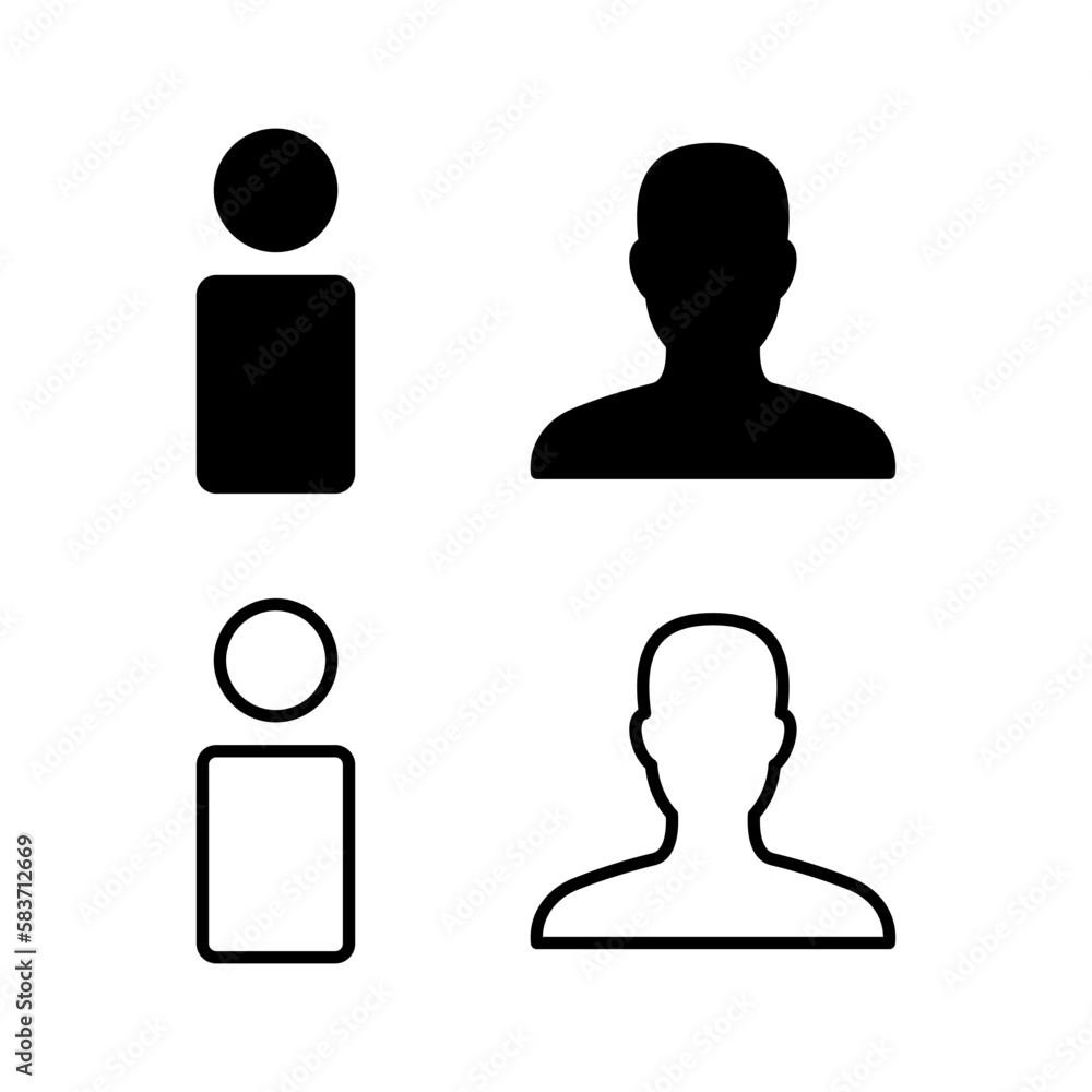 User Icon vector illustration. person sign and symbol. people icon. User Icon vector illustration. person sign and symbol. people icon.