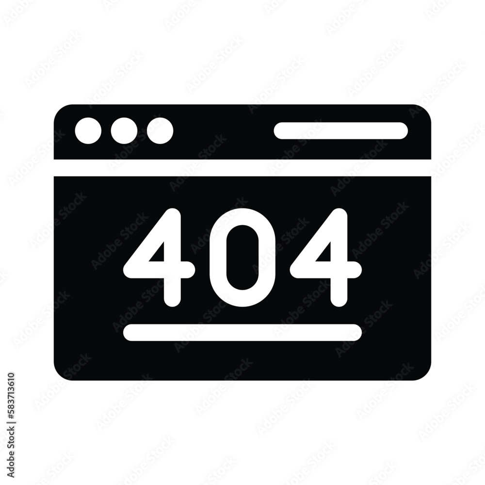 404 error solid icon illustration vector graphic 404 error solid icon illustration vector graphic