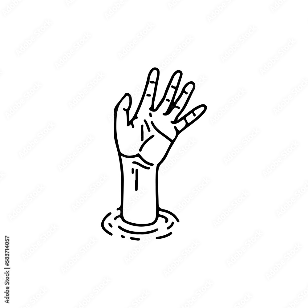 Fototapeta premium vector hand drawn doodle illustration concept