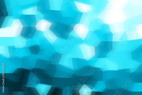 blue abstract mosaic background / spring business background, design lines broken wallpaper, blue gradient light