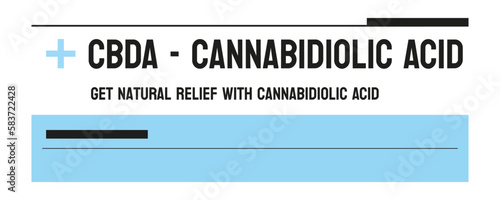 CBDA - Cannabidiolic Acid: Compound found in the cannabis plant.