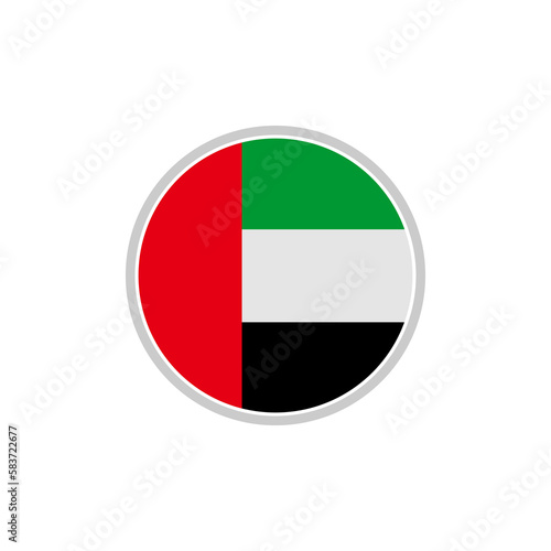 United Arab Emirates flags icon set, United Arab Emirates independence day icon set vector sign symbol