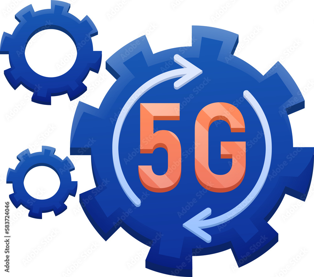 Mobile wireless 5th generation technology icon element illustration. 5G wireless network technology concept Mobile wireless 5th generation technology icon element illustration. 5G wireless network technology concept