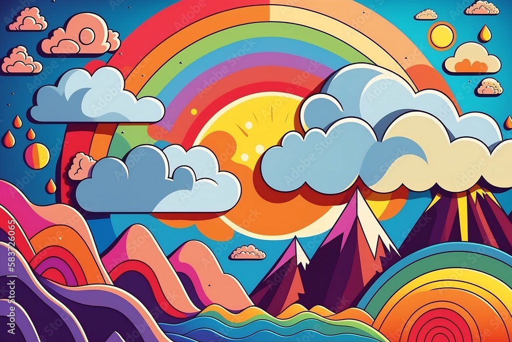 Bunter farbenfroher Hippie 60er 70er Jahre 3d Desktop Hintergrund
Bunter farbenfroher Hippie 60er 70er Jahre 3d Desktop Hintergrund