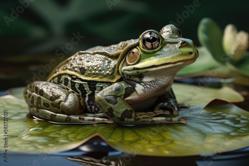 Wild Frog made with generative ai