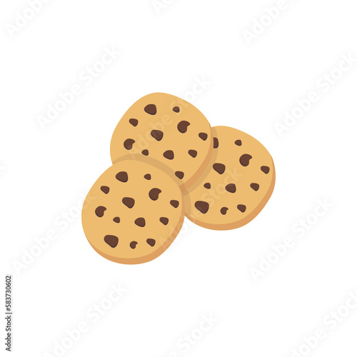 cookie graphic design vector