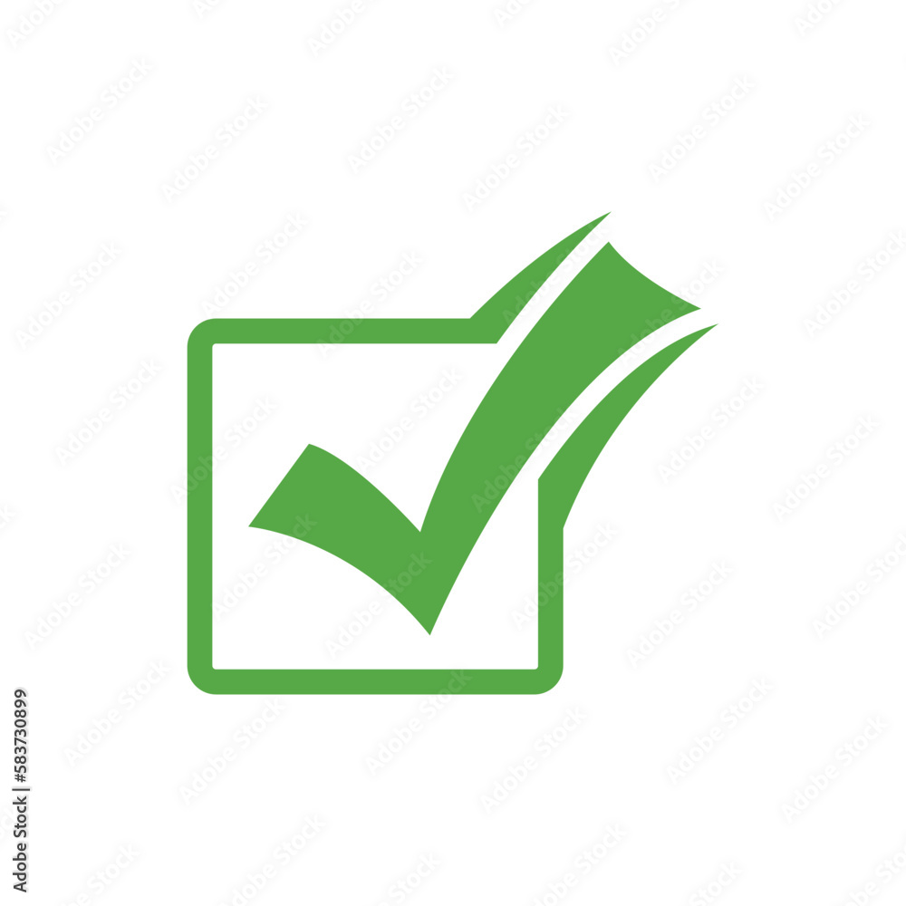 green checklist icon vector green checklist icon vector