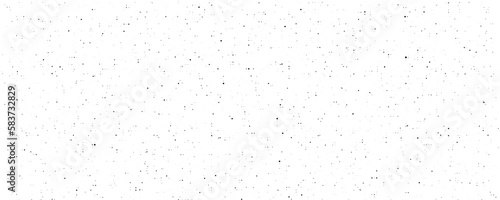 Grunge halftone texture. Comic pixelated spots and drops. Dirty white and black canvas. Dotted wallpaper. Vector background