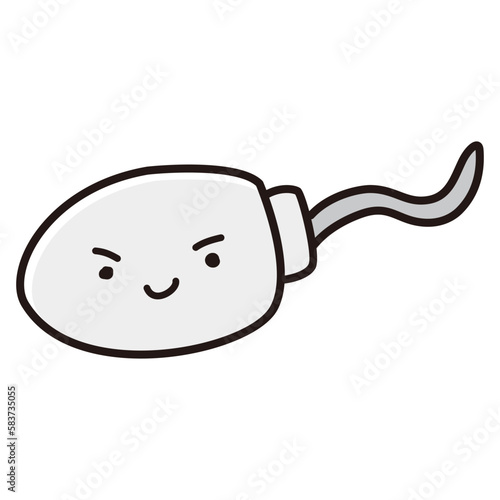 元気な精子のキャラクター