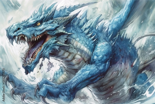 blue dragon © Fl