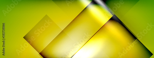 Light and shadow squares and lines abstract background