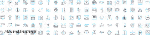 Master Classes vector line icons set. Masters, Classes, Learning, Instruction, Education, Course, Program illustration outline concept symbols and signs
