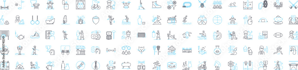 amusement park vector line icons set. Festival, playground, carnival, rides, arcade, rollercoaster, ferris-wheel illustration outline concept symbols and signs amusement park vector line icons set. Festival, playground, carnival, rides, arcade, rollercoaster, ferris-wheel illustration outline concept symbols and signs