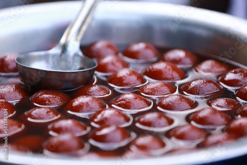 Gulab jamun or Golap jam photo