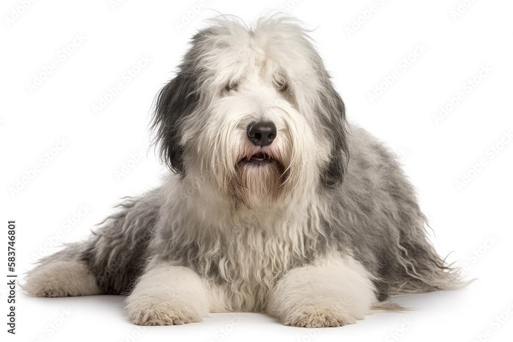 Old English Sheepdog is a lovable and charming breed Old English Sheepdog is a lovable and charming breed