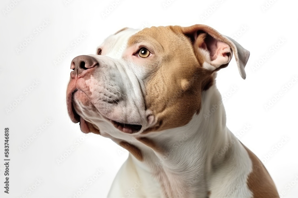 Pit Bull  medium-sized dog breed , muscular and athletic in appearance