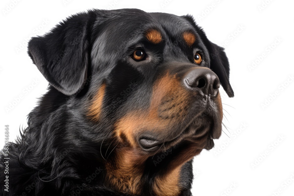 Obraz premium Rottweiler a powerful and loyal breed of dog