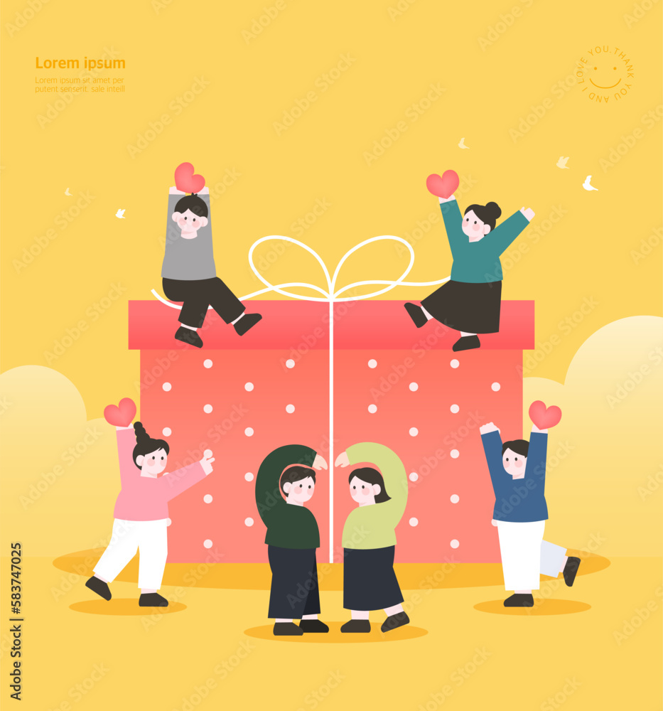 A warm template of gratitude and love
A warm template of gratitude and love