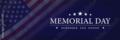 Vászonkép Memorial day background