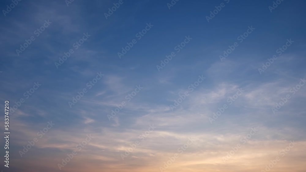 Sky time lapse during sunset time is a stunning display of warm colors, ranging from orange and pink to purple and red, creating a beautiful and serene video. natural time-lapse sky background. 4K
Sky time lapse during sunset time is a stunning display of warm colors, ranging from orange and pink to purple and red, creating a beautiful and serene video. natural time-lapse sky background. 4K