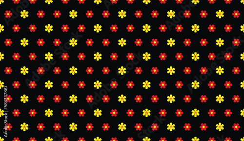 Geometric ethnic pattern seamless flower color oriental.
seamless pattern.Design for fabric,curtain,black background, carpet, shawl,clothing,wrapping, Batik,fabric,handkerchief,Vector illustration.