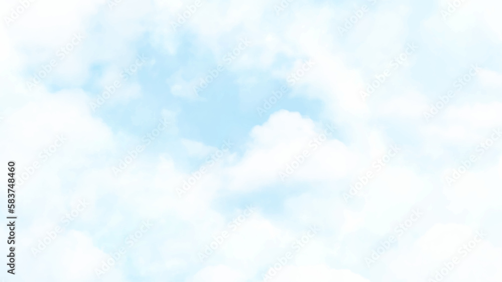 Blue sky with white clouds. Blue sky with white clouds for background.