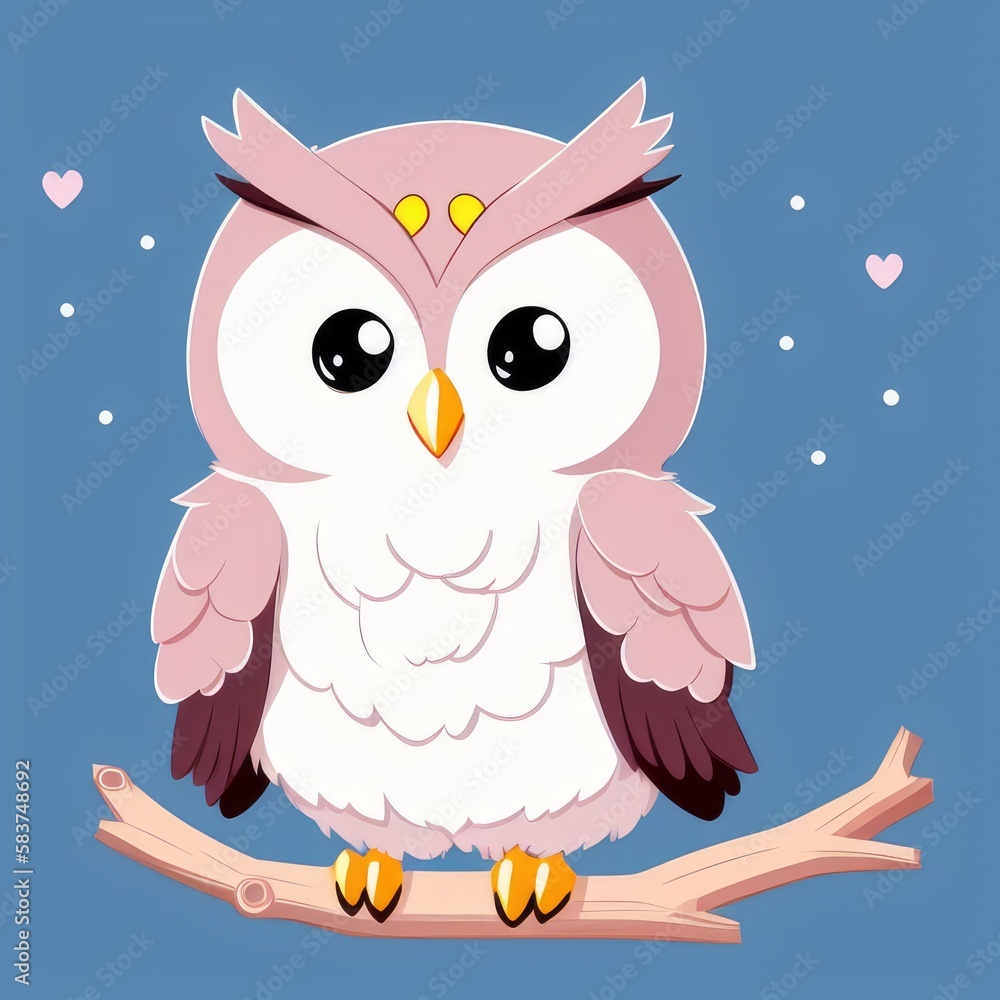 Cute Owl Illustration