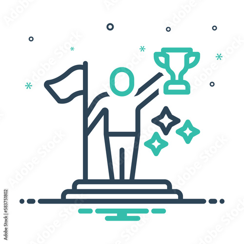 Mix icon for achieve