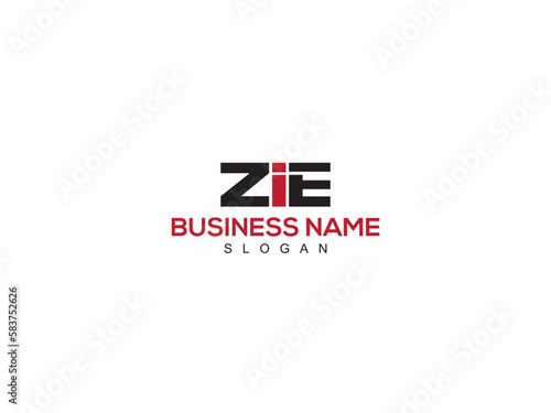 ZIE, ZI Letter Logo, Linked zie Logo Icon Vector Stock photo