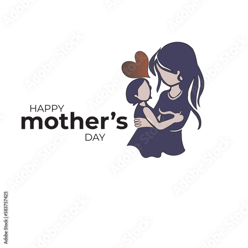 ILLUSTRATION VECTOR FOR MOTHER'S DAY