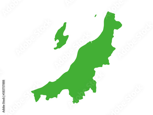新潟県の形