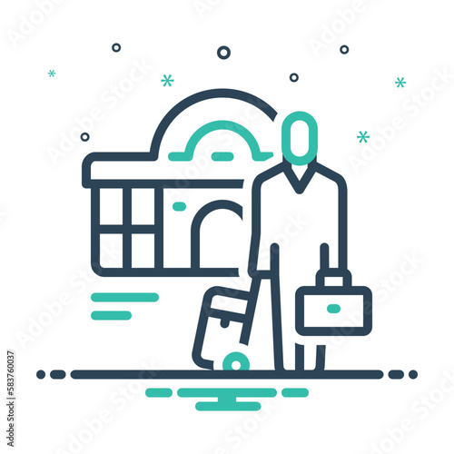 Mix icon for travelers