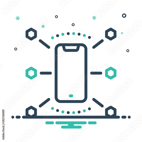 Mix icon for characteristics