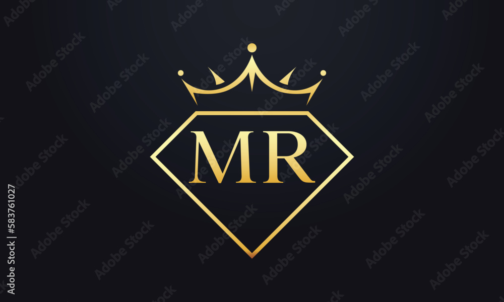 Diamond crown vector. Luxury queen logo for jewelry vector with letters Diamond crown vector. Luxury queen logo for jewelry vector with letters