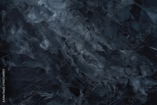 Black smouldering marble texture, generative ai composite.