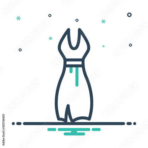 Mix icon for dress
