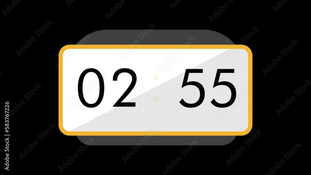 Vidéo Stock 3 Minute Countdown 3 Minute Clock Countdown Animation Vidéo Stock 3 Minute Countdown 3 Minute Clock Countdown Animation