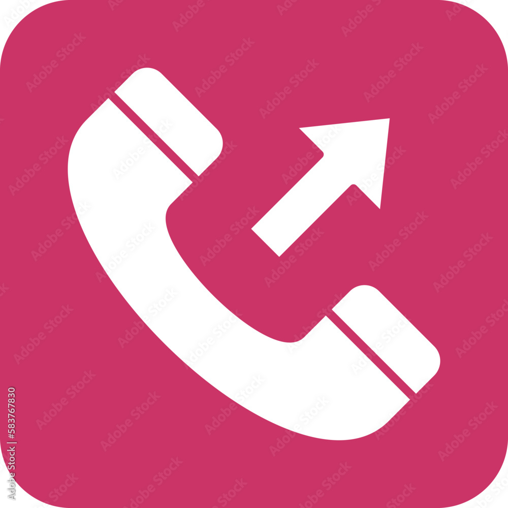 Vector Design Outgoing Call Icon Style Vector Design Outgoing Call Icon Style