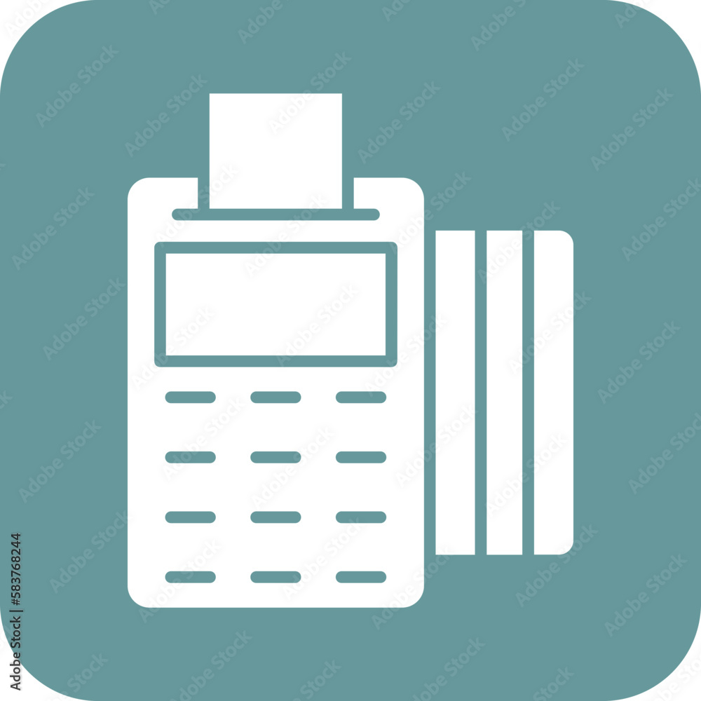 Vector Design Card Machine Icon Style