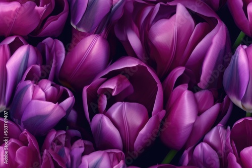 Spring Purple, Blue, Lavender, Tulip Tulips Flower Flowers Seamless Repeating Repeatable Texture Pattern Tiled Tessellation Background Image © DigitalFury