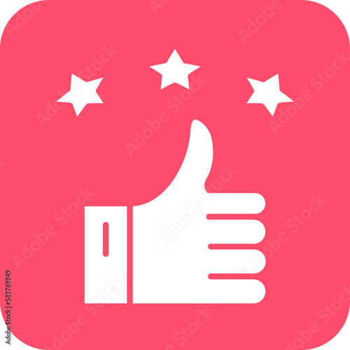 Vector Design Satisfaction Icon Style